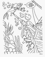 coloring page Ariel, The Little Mermaid